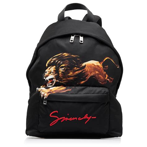 Givenchy Nylon Lion Backpack 